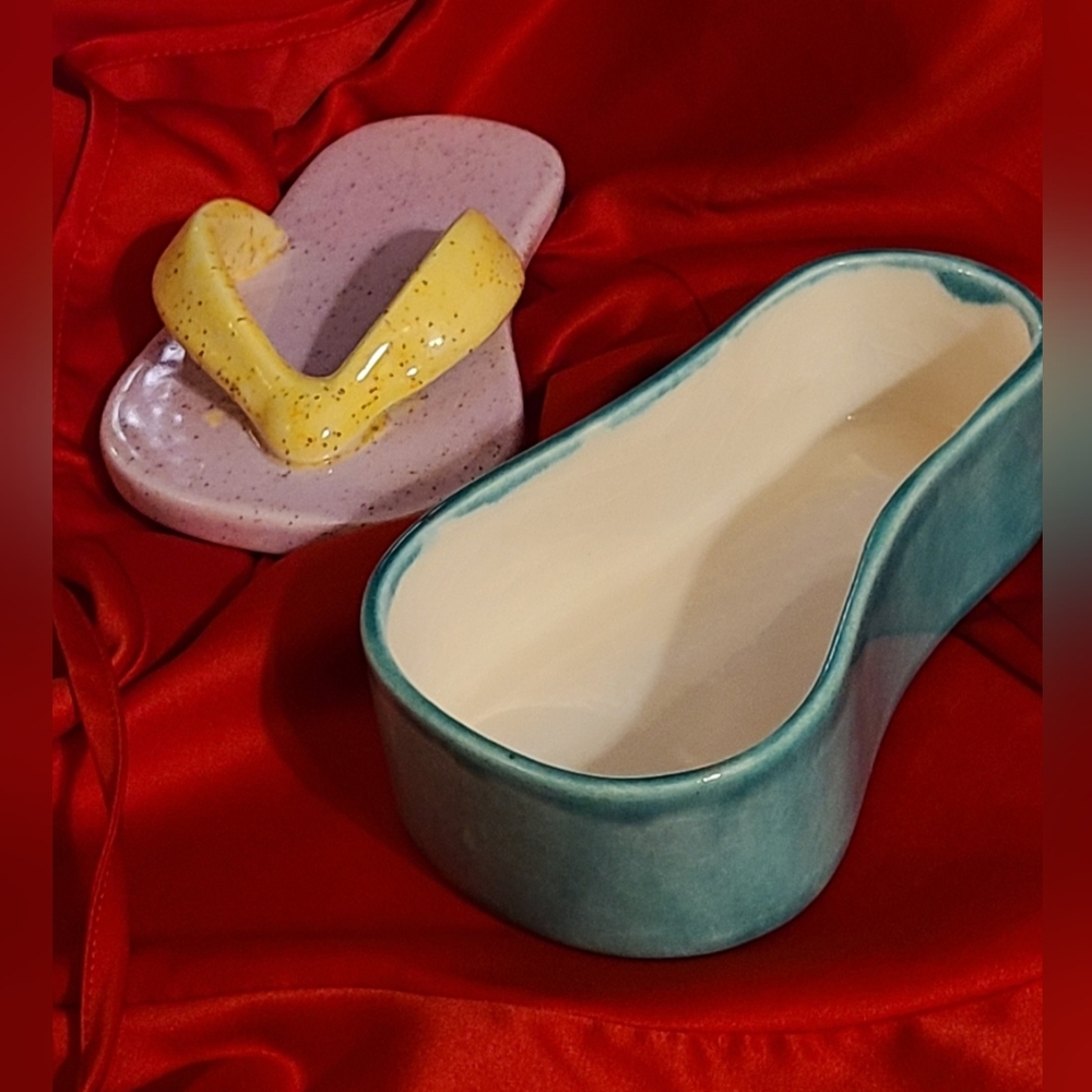 Flip Flop Trinket Jewelry Holder